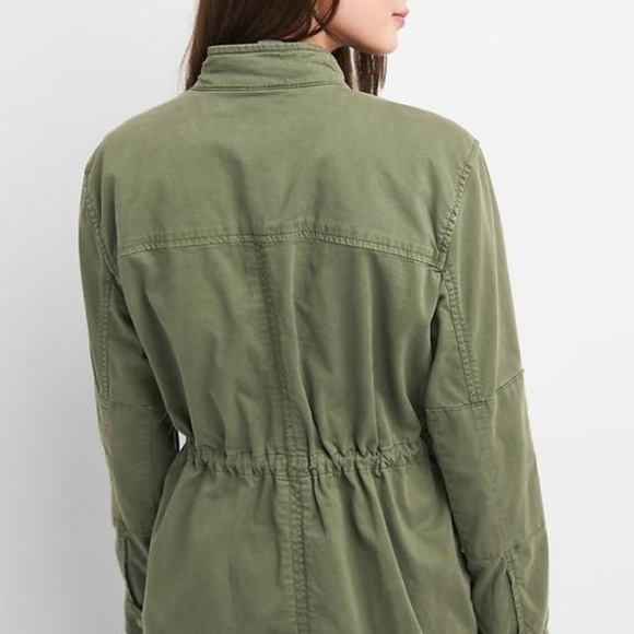 Women's Gap Garment Dyed Utility Jacket - Picture 2 of 8